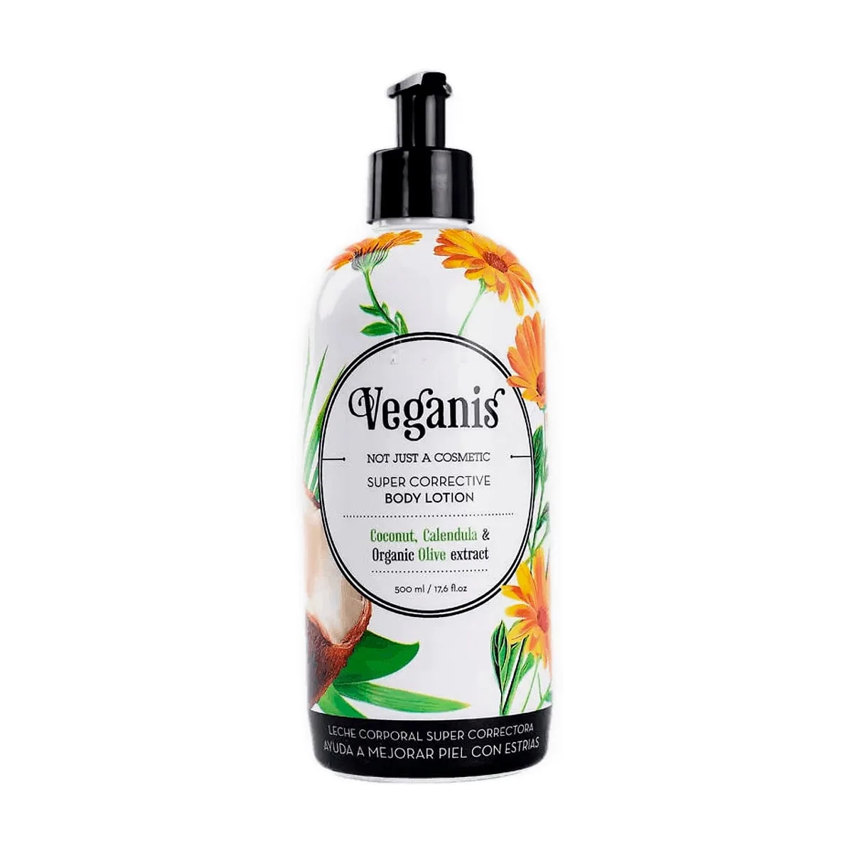 Veganis - Crema para estrias coco y calendula x 500 gr
