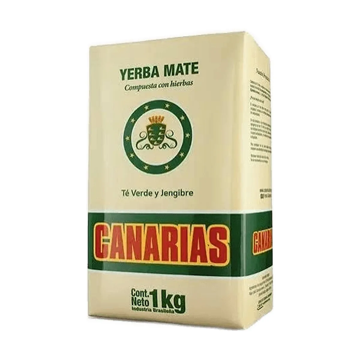 Canarias - Yerba mate te verde y jengibre x 1 kg