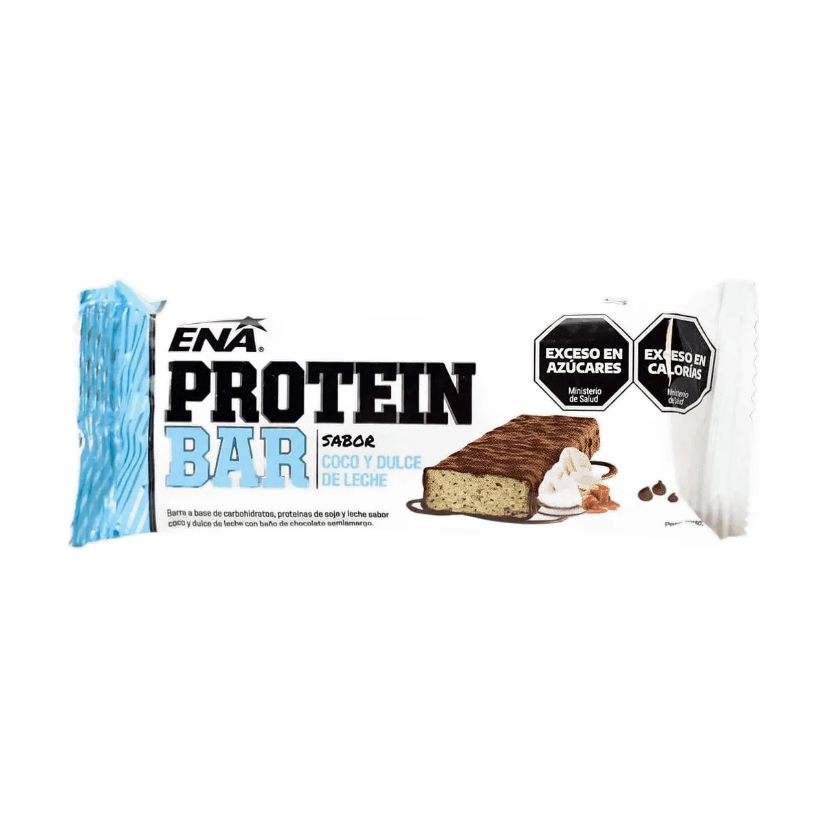 Ena - Protein bar sabor coco y dulce de leche x 46 gr
