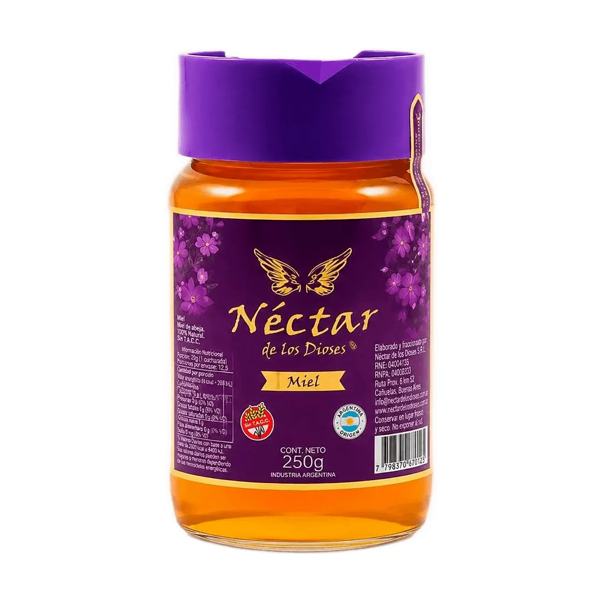 Nectar - Jarra miel liquida x 250 gr