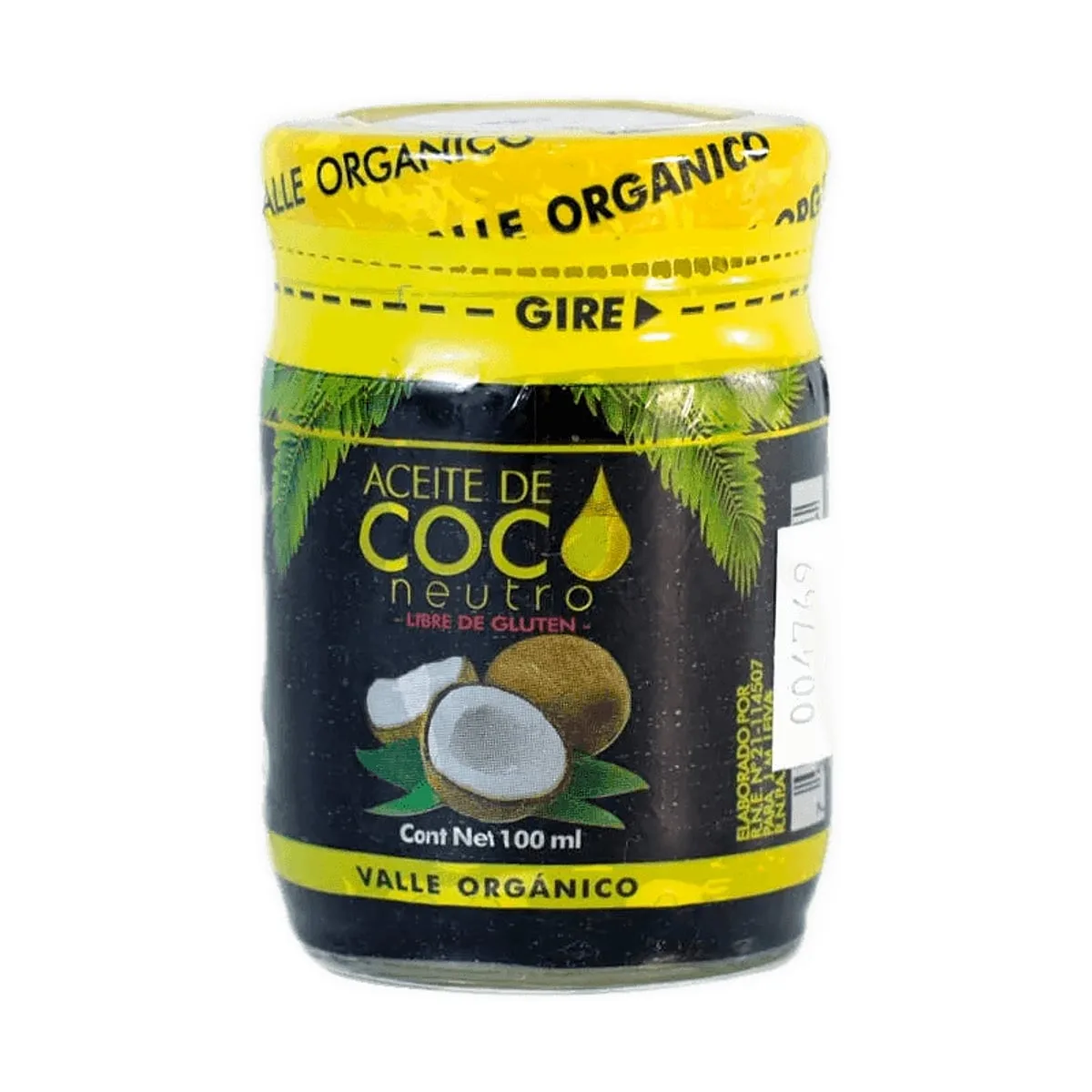 Valle Organico - Aceite de coco neutro x 100 ml