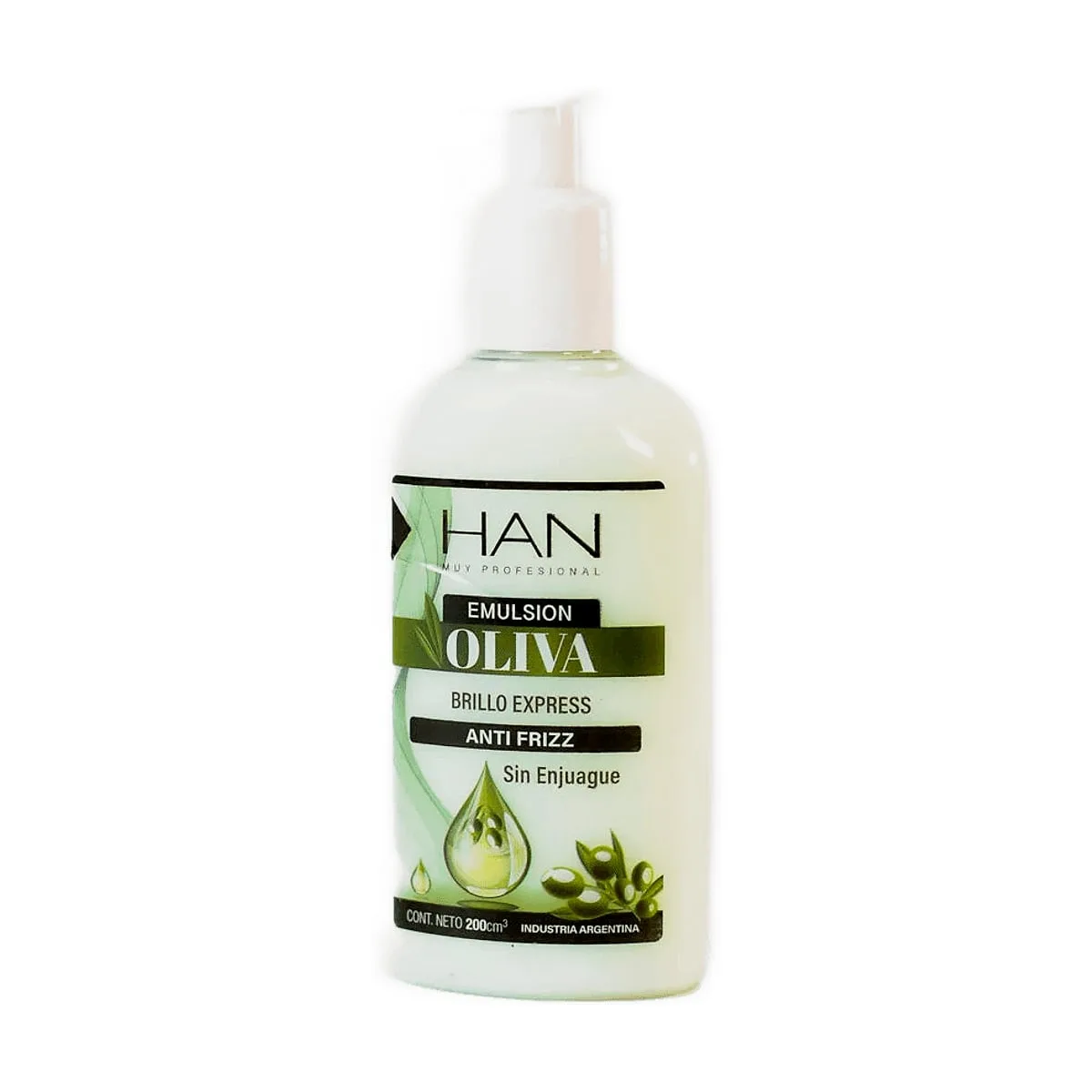 Han - Emulsión de enjuague c/ aceite de oliva x 200 cc