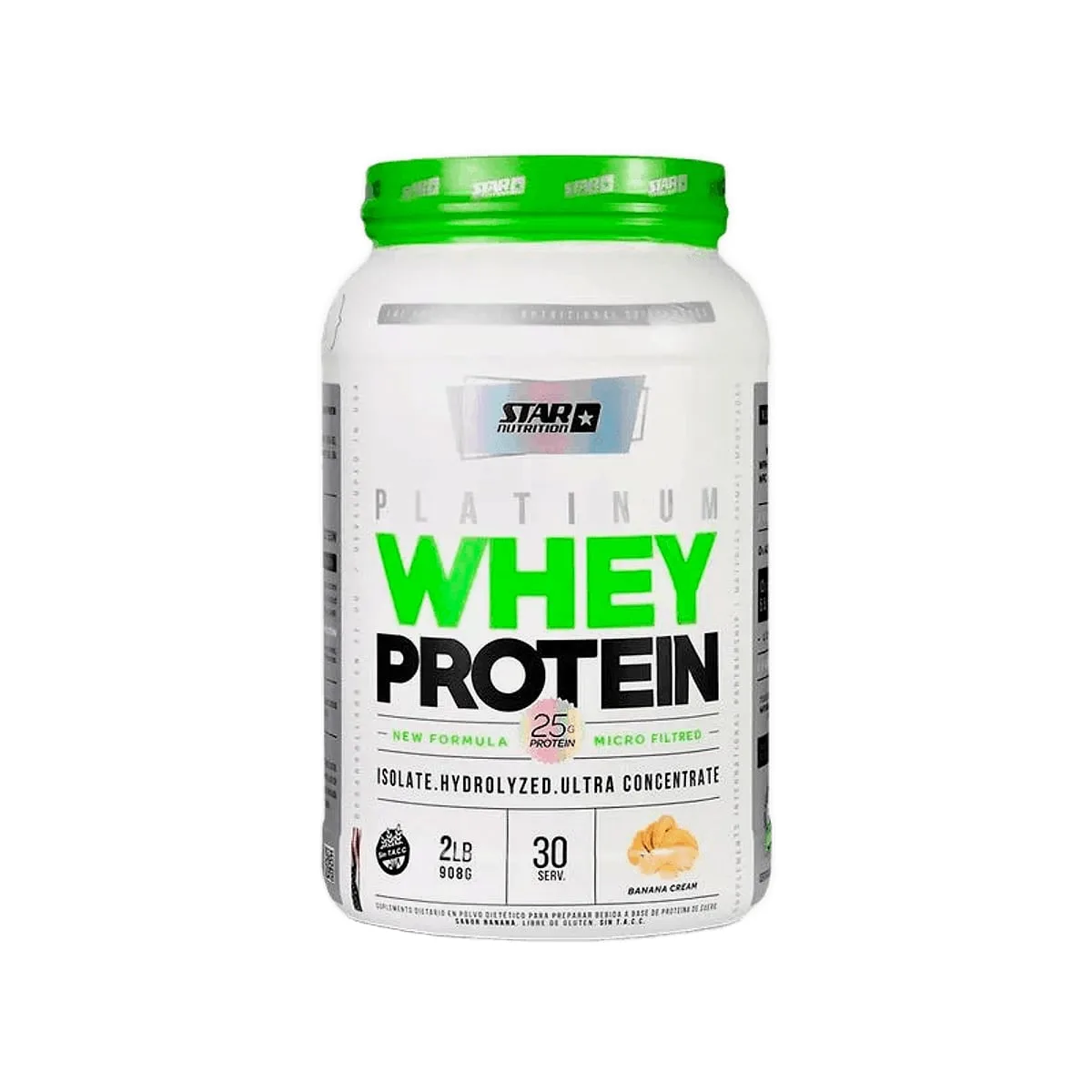 Star Nutrition - Whey protein sabor banana x 908 gr