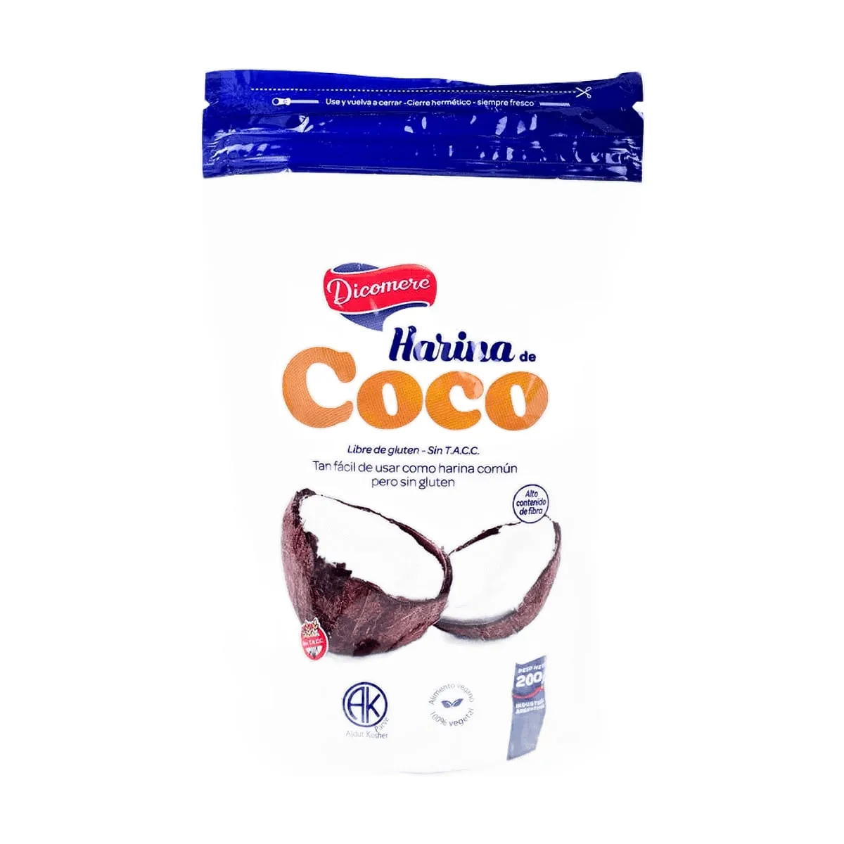 Dicomere - Harina de coco x 200 gr