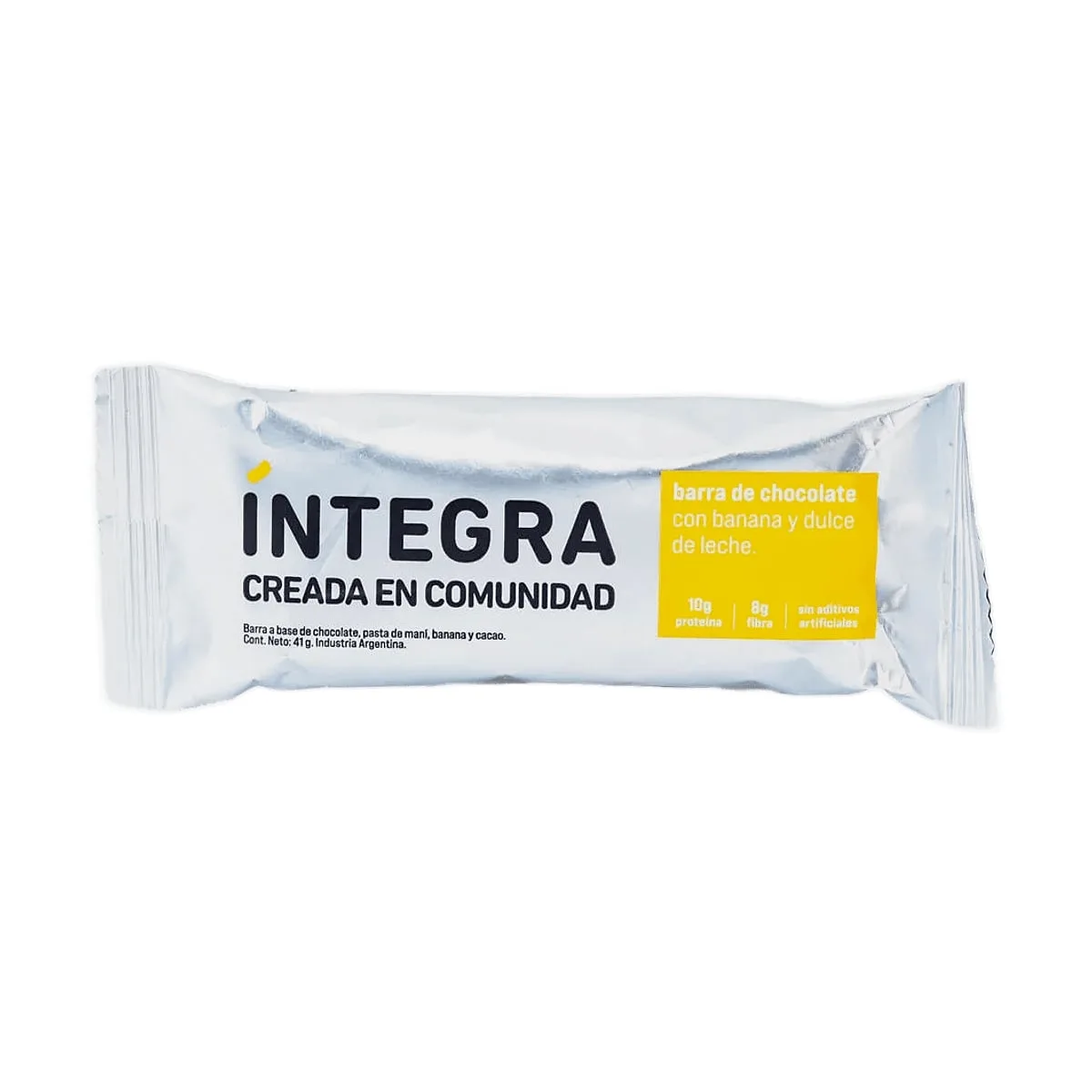 Integra - Barra proteica de banana y dulce de leche  x 45 gr