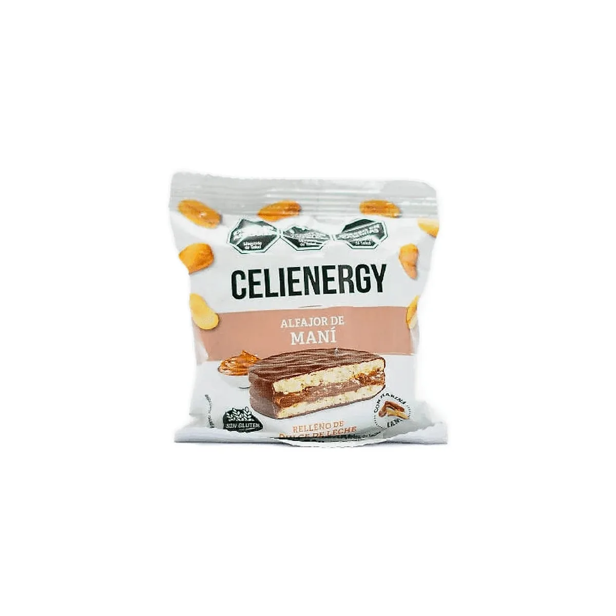 Celienergy - Alfajor de mani x 50 gr