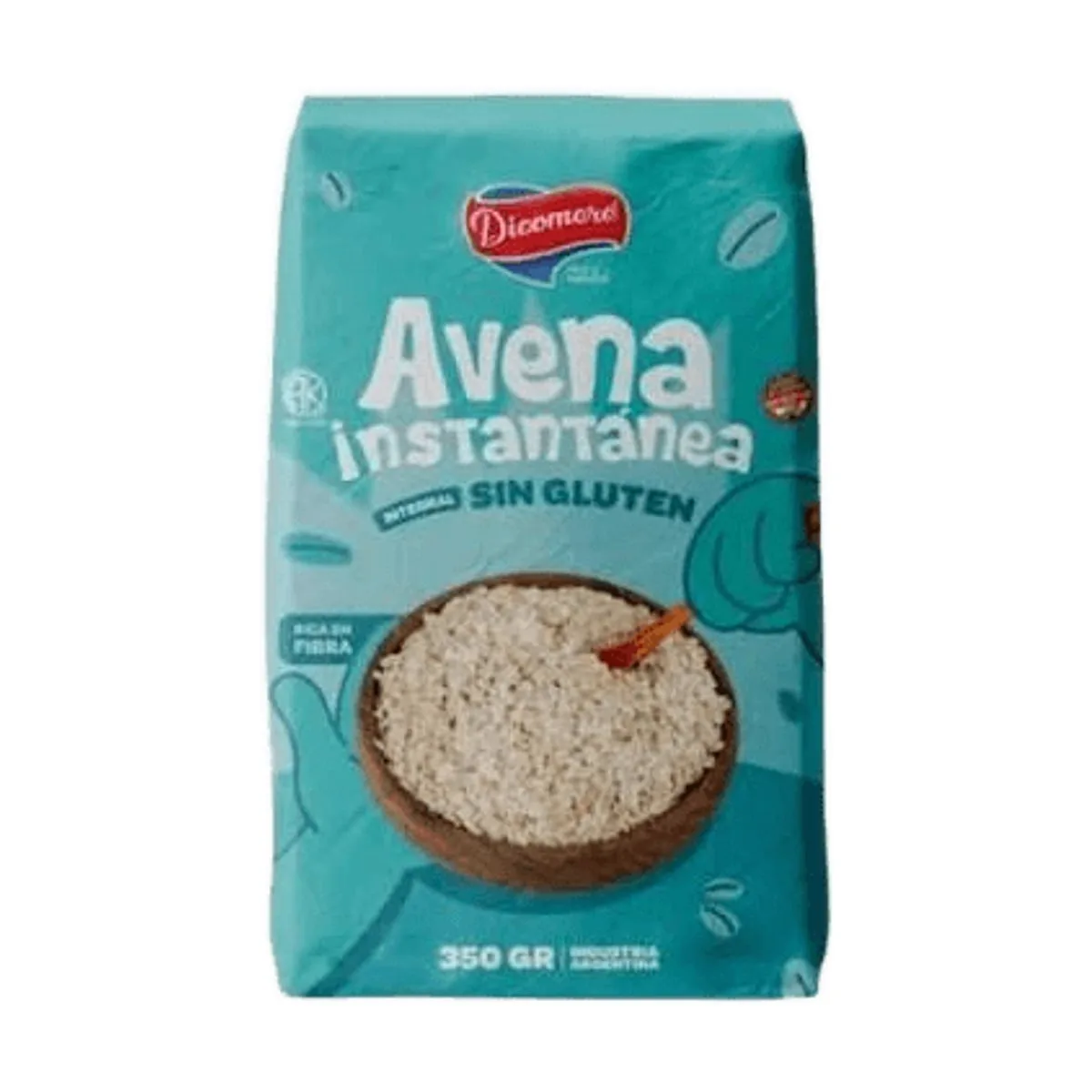 Dicomere - Avena instantánea integral sin gluten x 500 gr