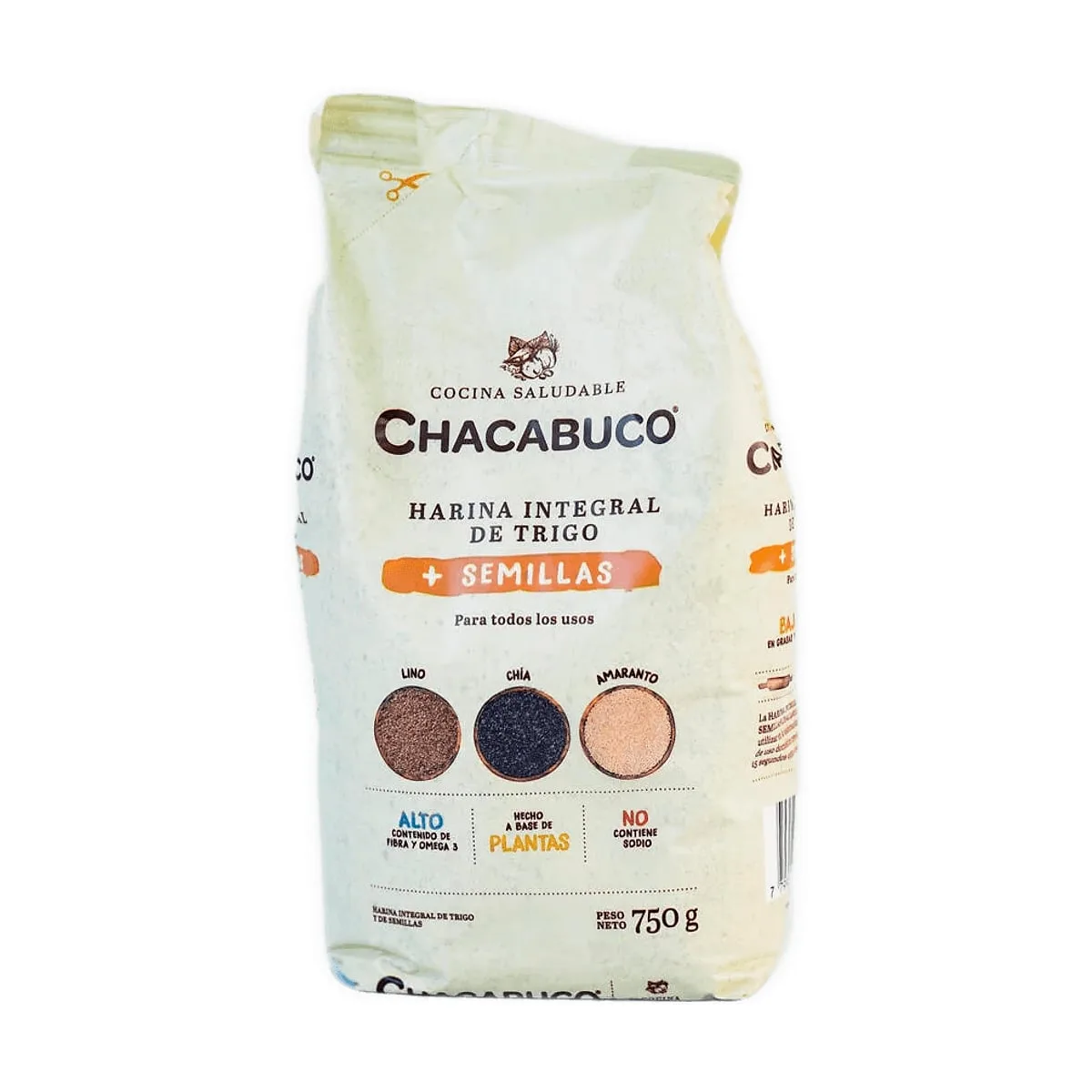 Chacabuco - Harina integral + semillas x 750 gr