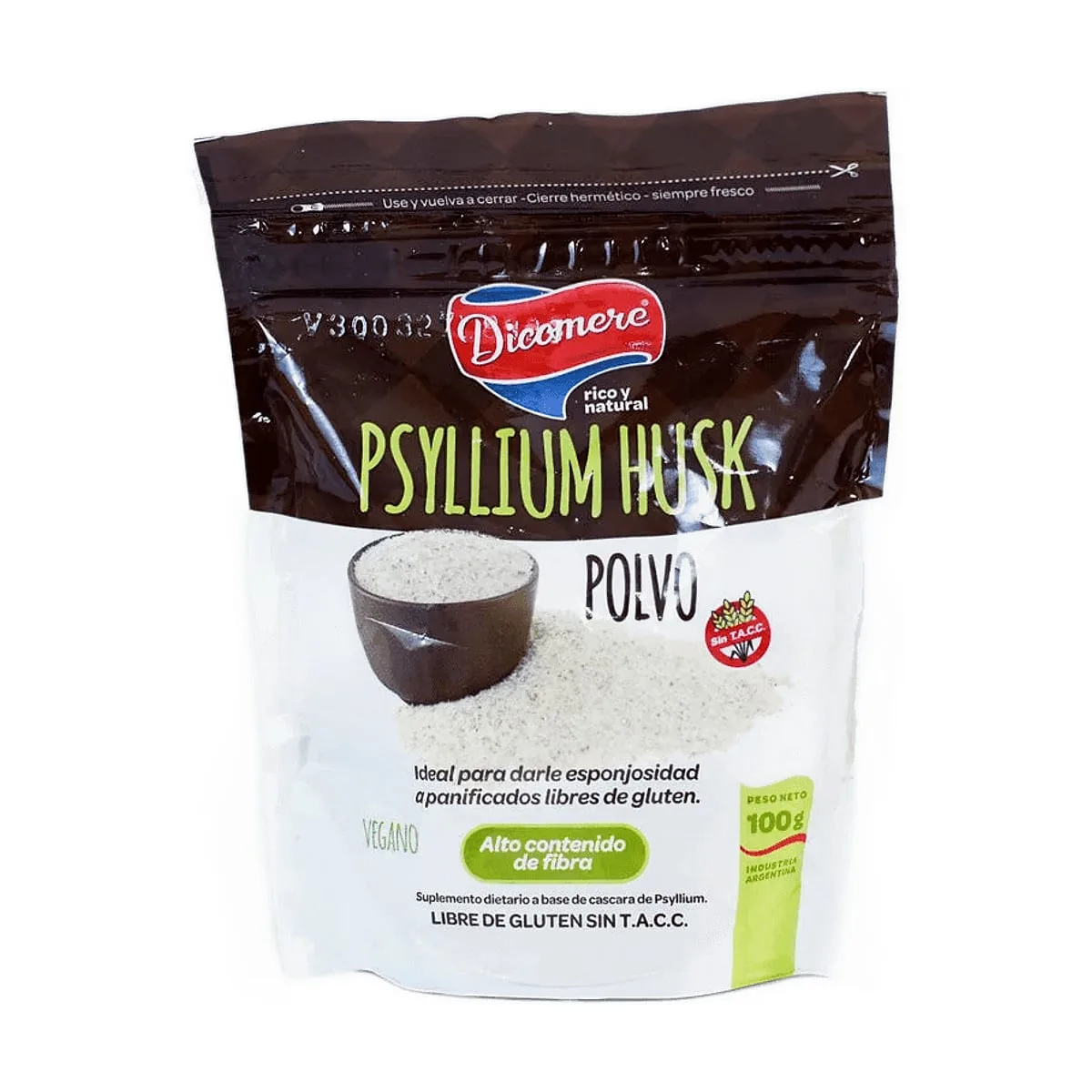 Dicomere - Psyllium husk polvo x 100 gr