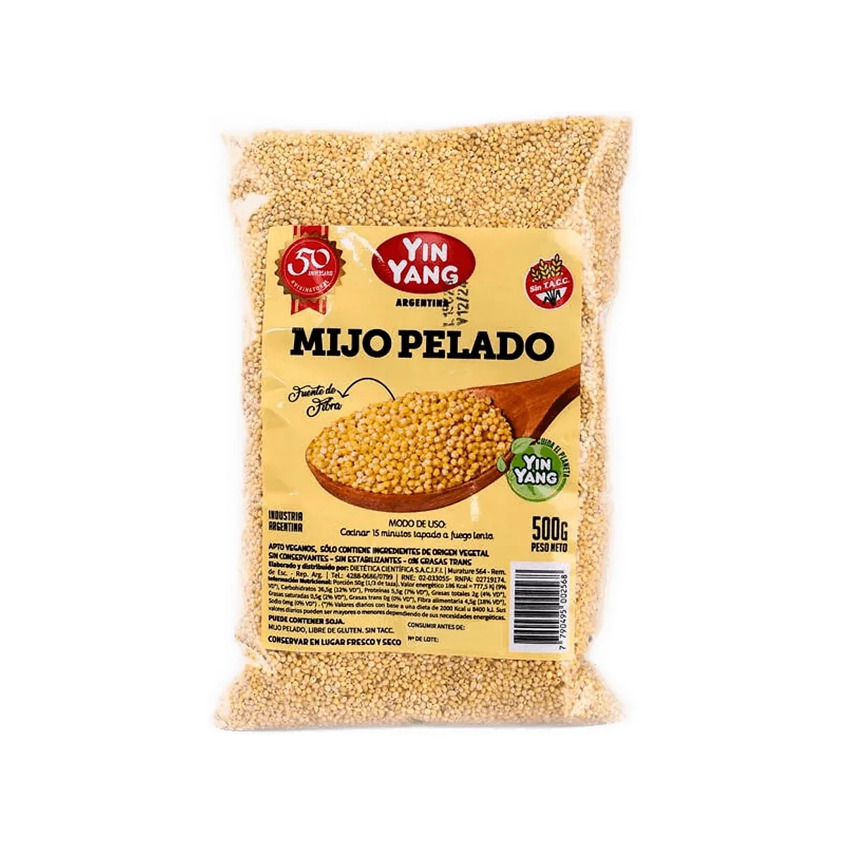 Yin Yang - Mijo pelado x 500 gr