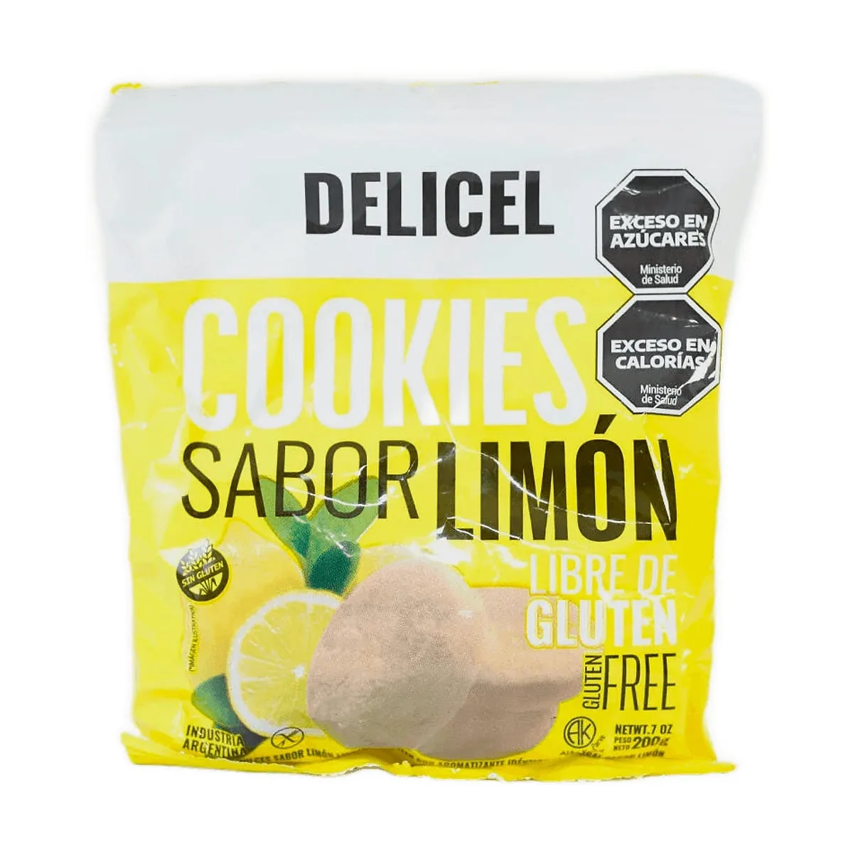 Delicel - Galletitas dulces sabor limon x 200 gr