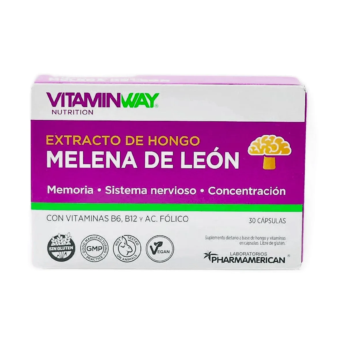 Vitamin Way - Melena de leon x 30 cap