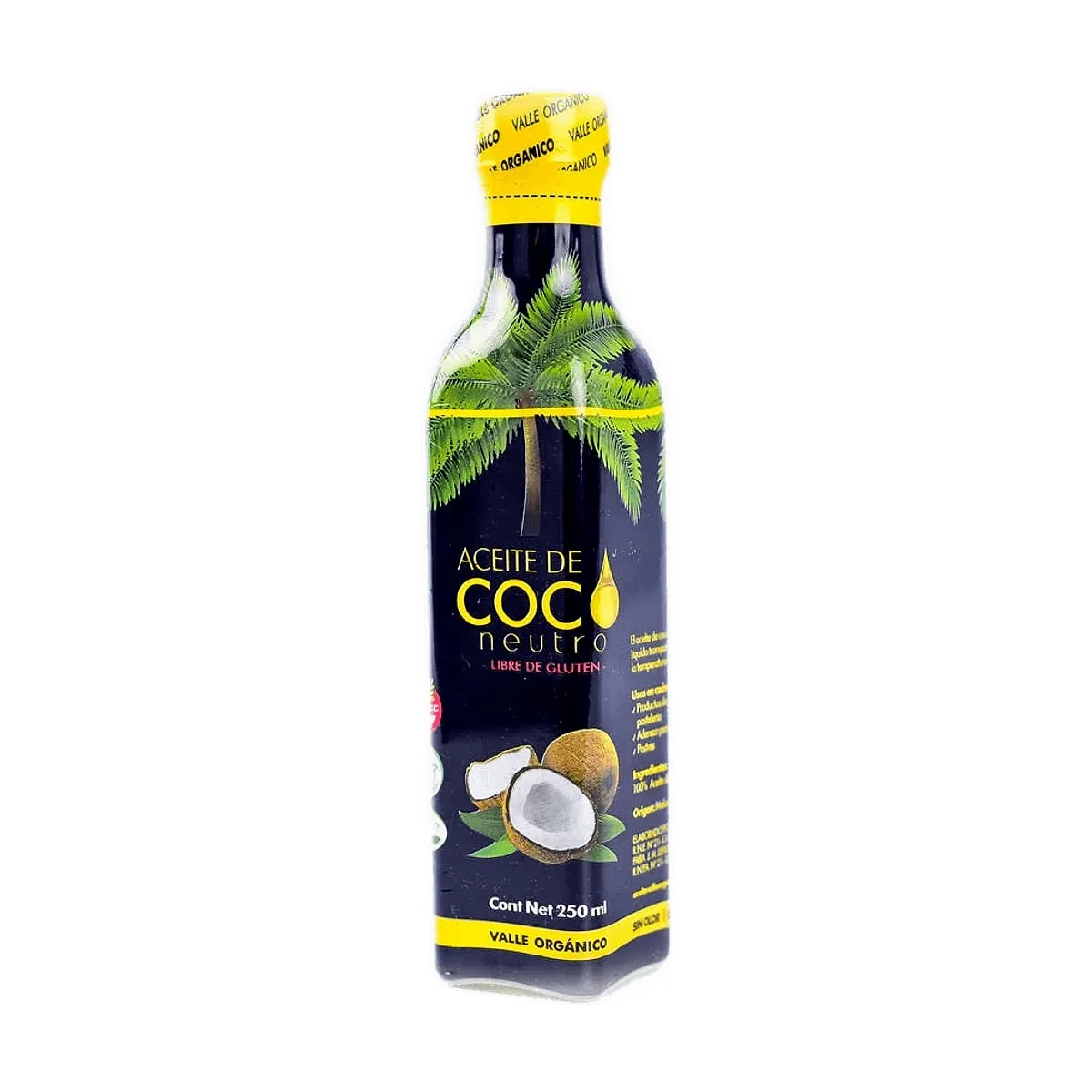 Valle Organico - Aceite de coco organico x 250 ml