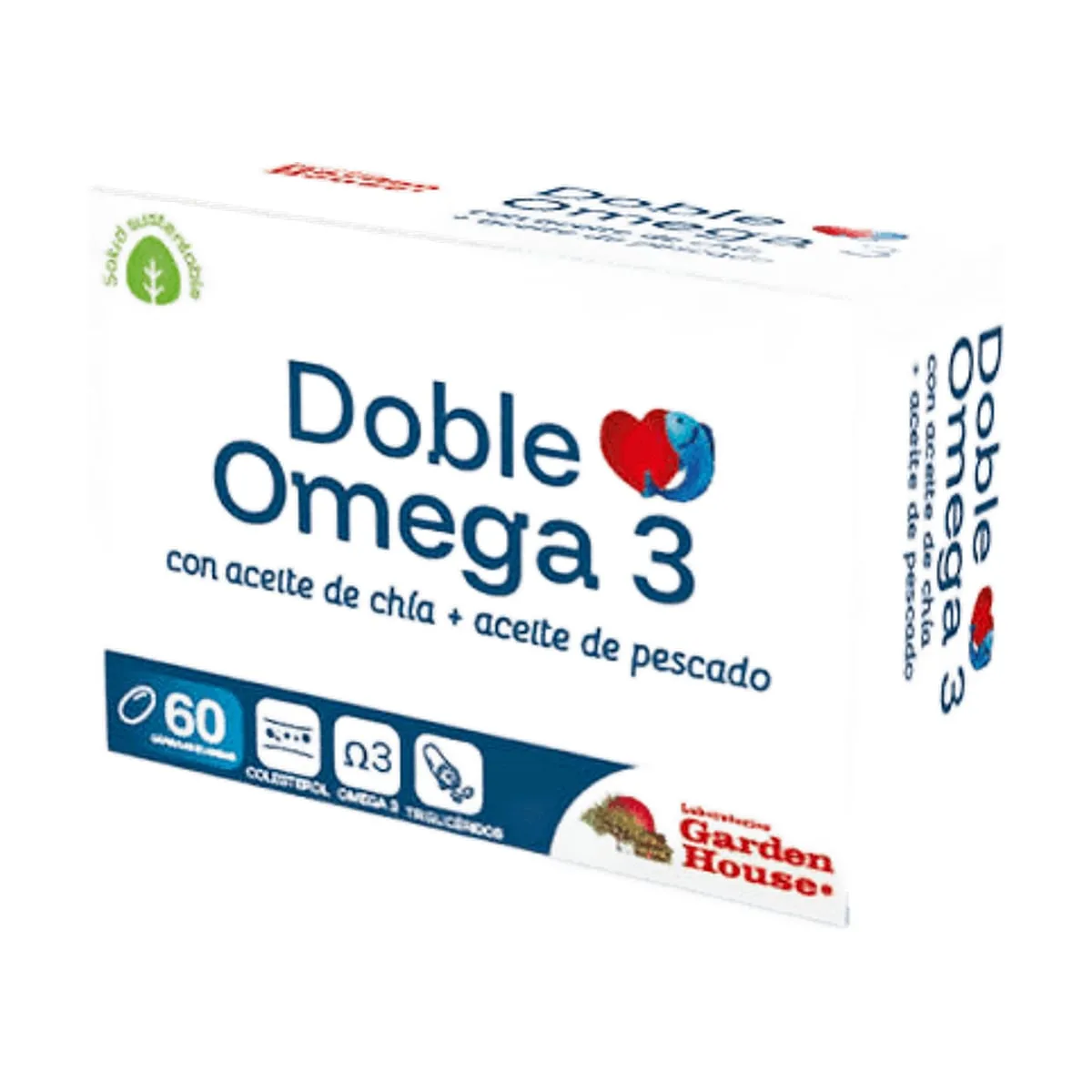 Garden House - Doble Omega 3 x 60 caps