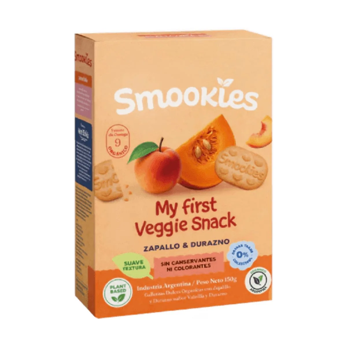 Smookies - Galletitas orgánicas de zapallo y durazno x 150 gr