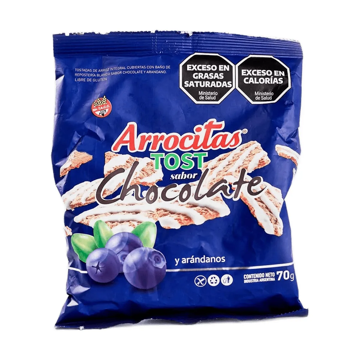 Arrocitas - Tostadas de arroz y arandanos x 70 gr