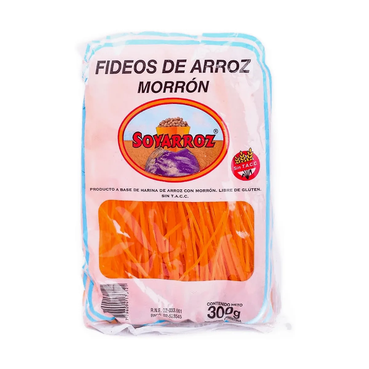 Soyarroz - Fideos de arroz morrón x 300 gr