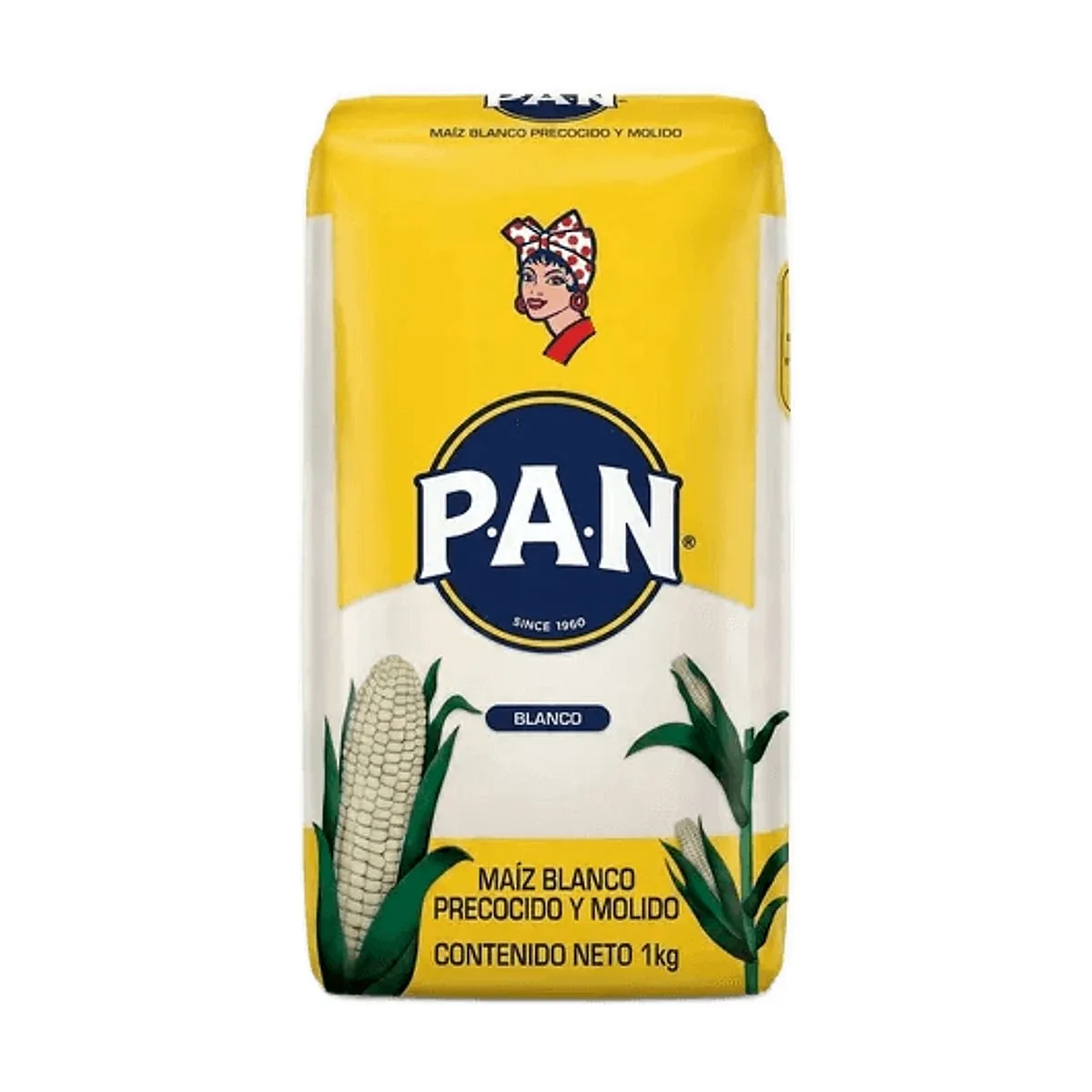 P.A.N - Maiz blanco precocido y molido x 1 kg