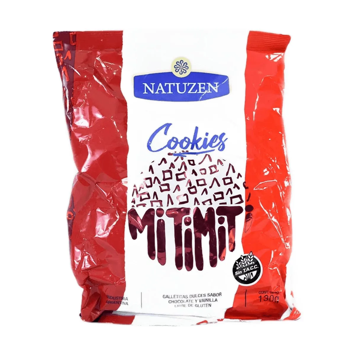 Natuzen - Cookies miti miti sabor chocolate y vainilla x 130 gr