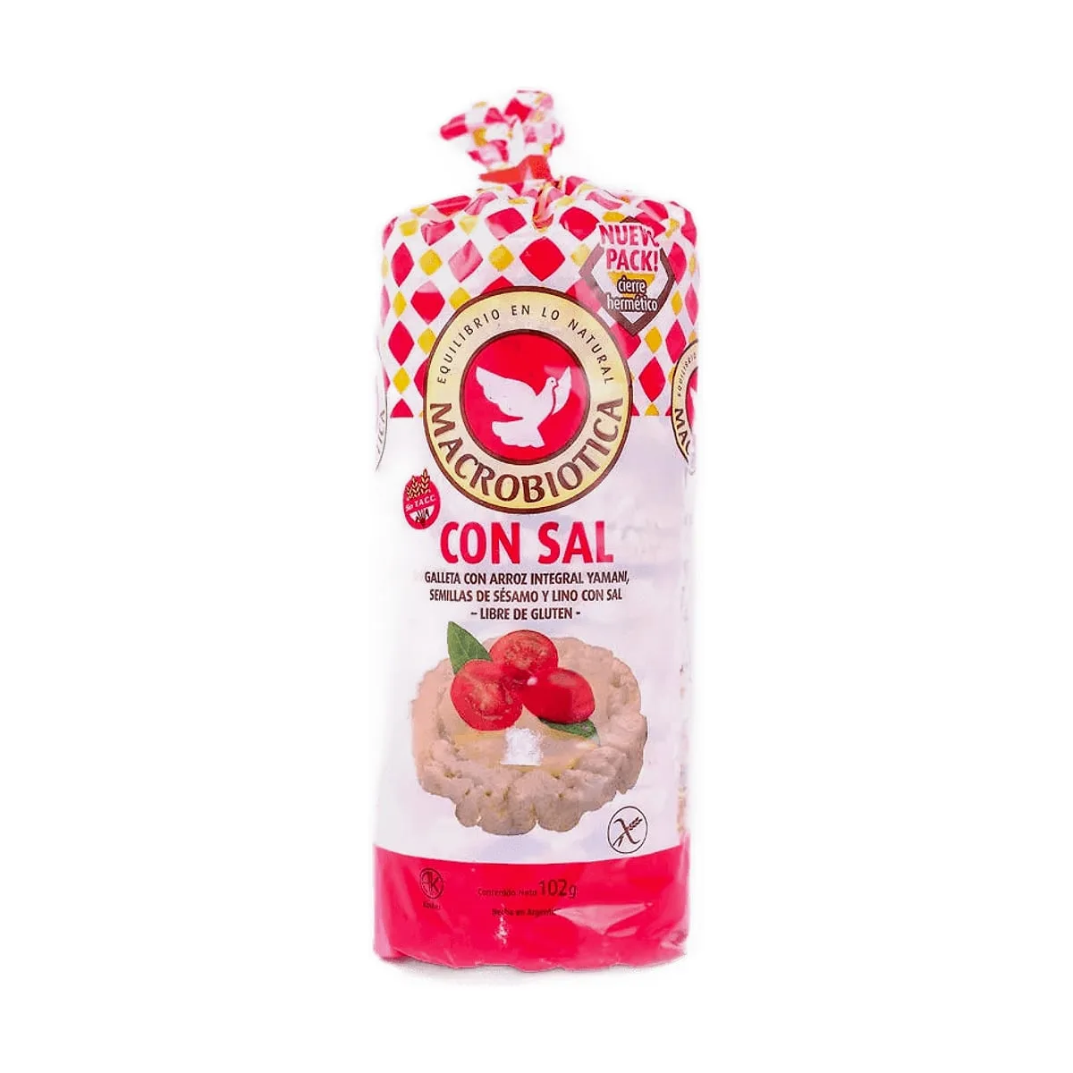Macrobiotica - Galletas de arroz con sal x 102 gr