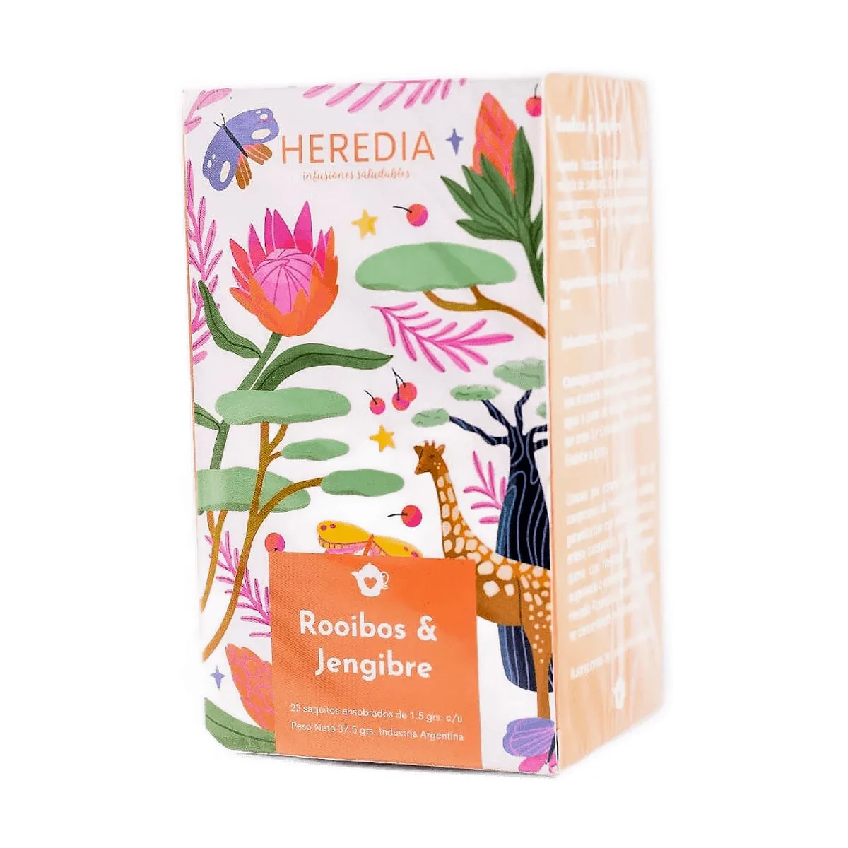 Heredia - Rooibos y jengibre x 25 saq