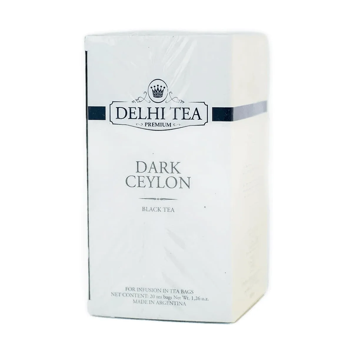 Delhi Tea - Te dark ceylon x 20 saq