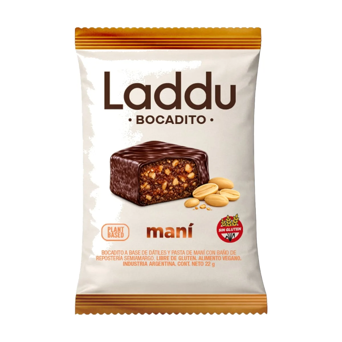 Laddubar - Bocadito de mani x 22 gr