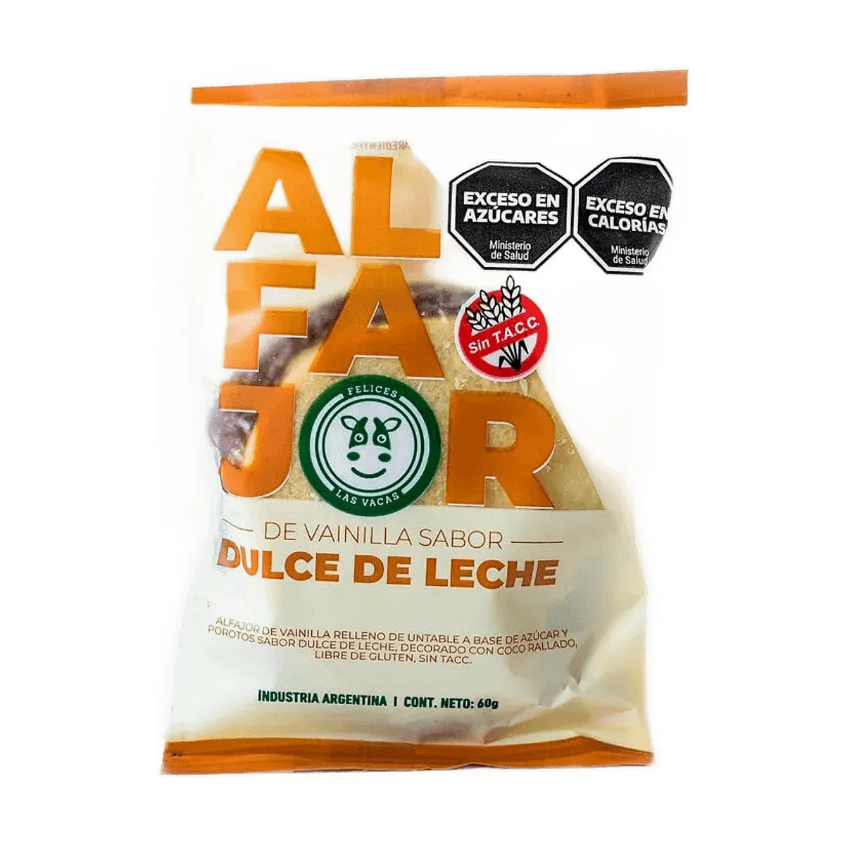 Felices Las Vacas - Alfajor de maicena x 75 gr