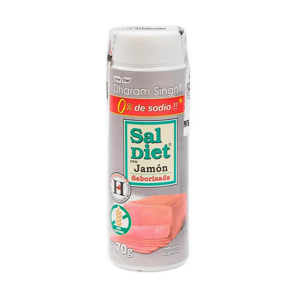 Dharam Singh - Sal diet sin sodio sabor jamon x 70 gr
