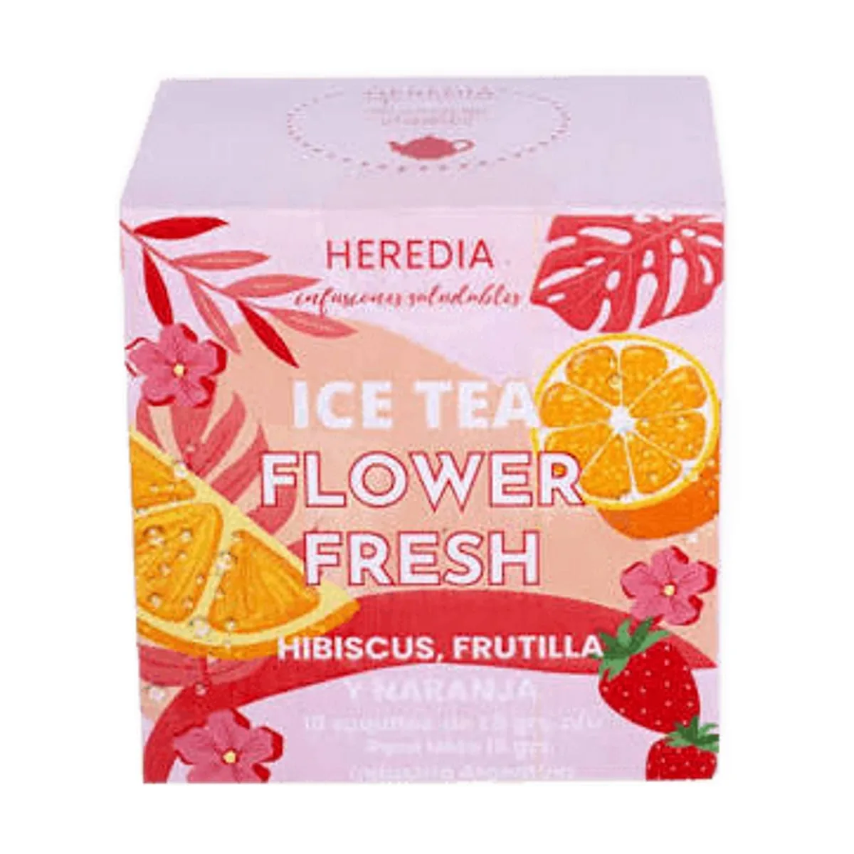 Heredia - Ice Tea sabor frutilla y naranja x 10 saq