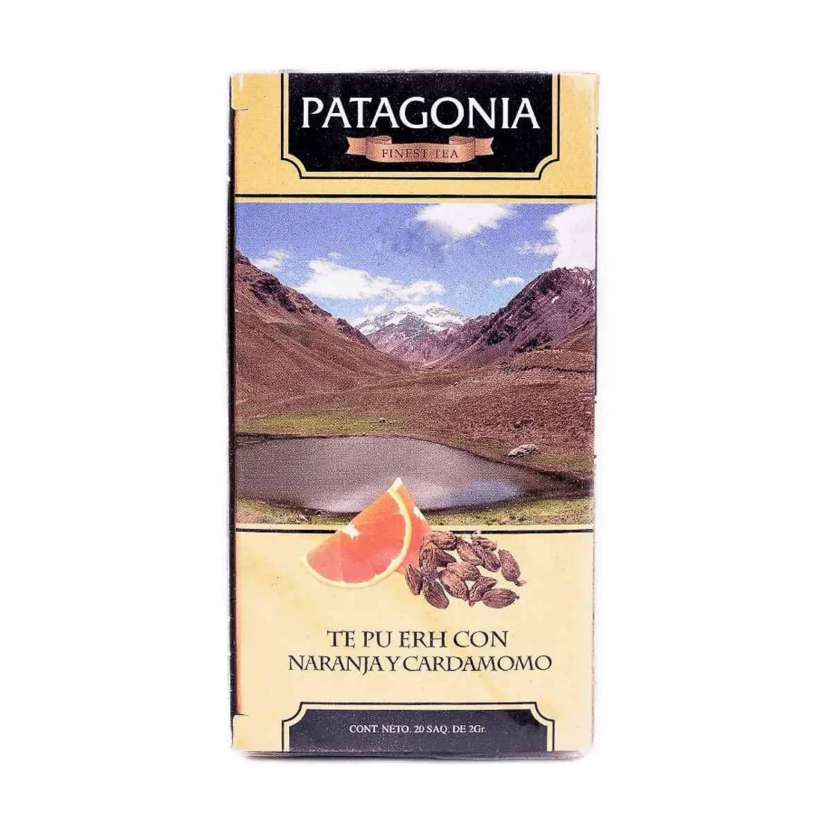 Patagonia - Té pu erh con naranja y cardamomo x 20 saq
