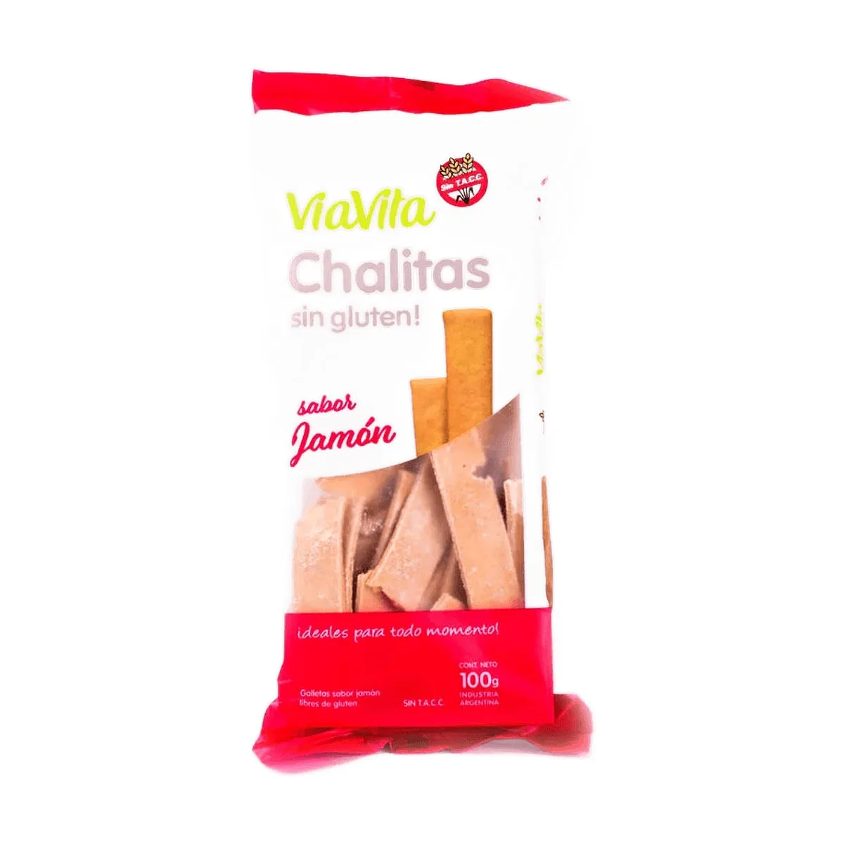 Viavita - Chalitas sabor jamón x 100 gr
