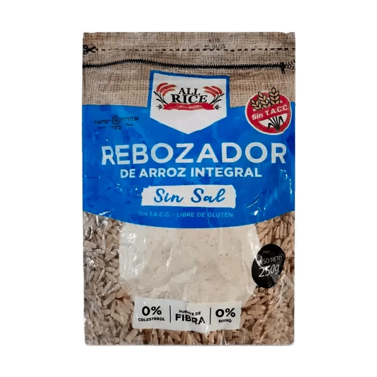 All Rice - Rebozador sin sal x 250 gr