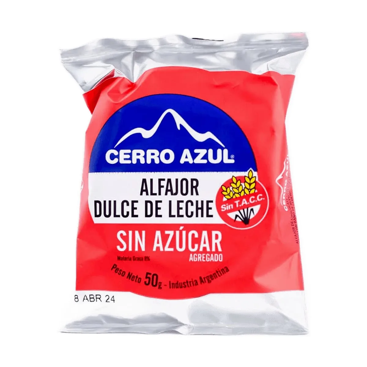 Cerro azul - Alfajor de dulce de leche x 50 gr