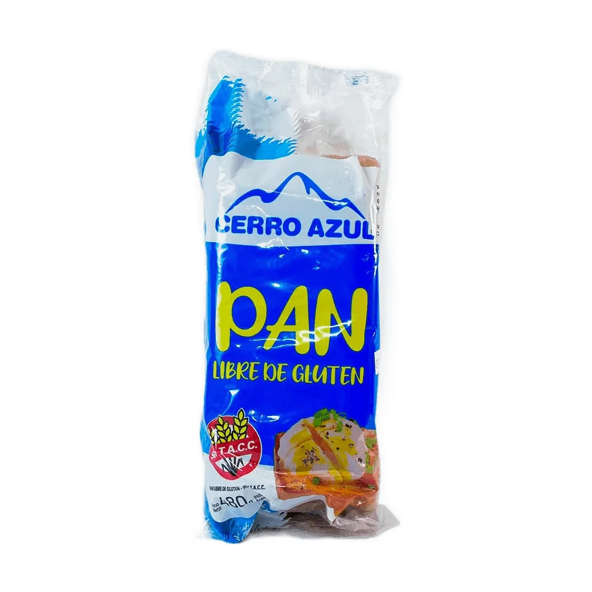 Cerro Azul - Pan libre de gluten x 450 gr