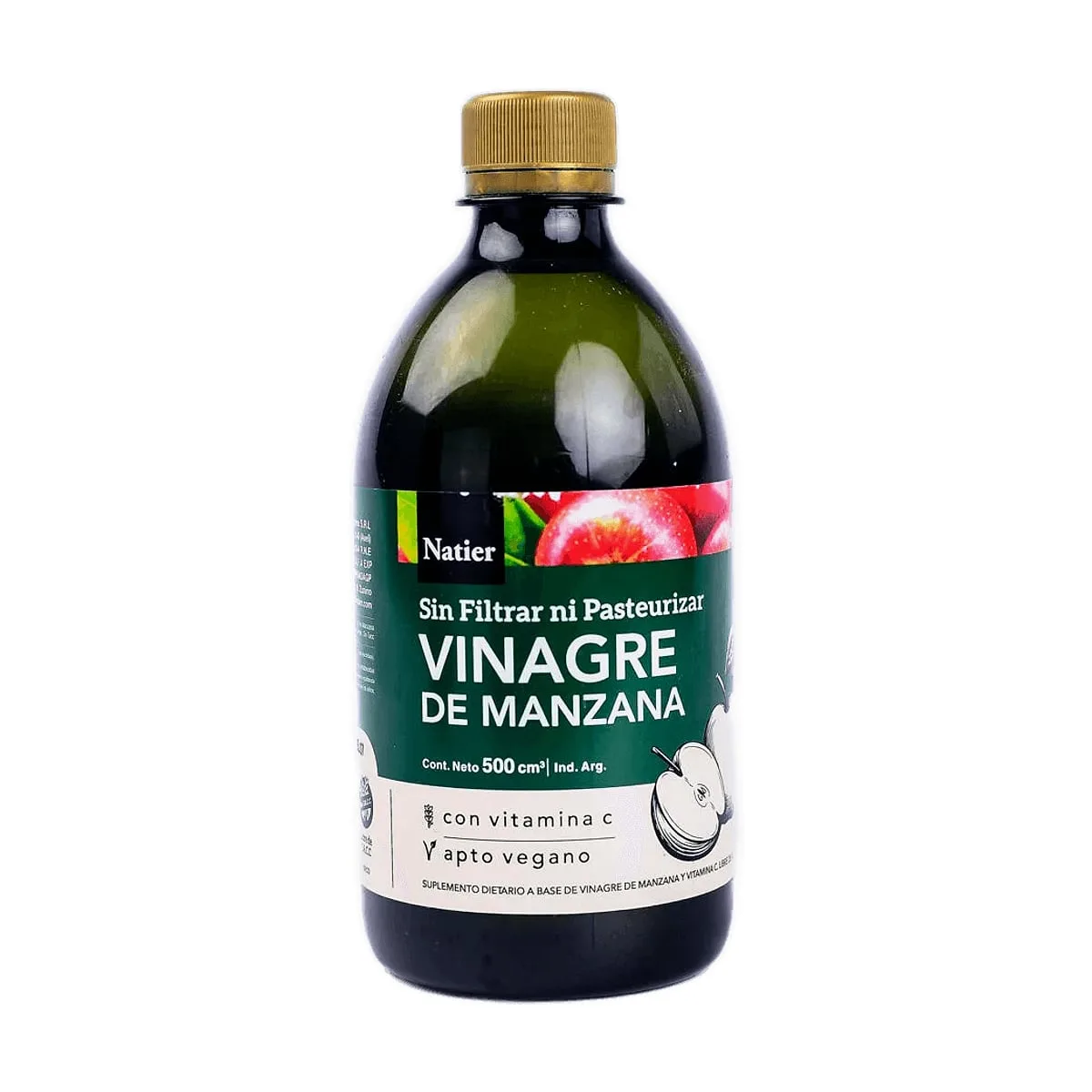Natier - Vinagre de sidra de manzana x 500 ml