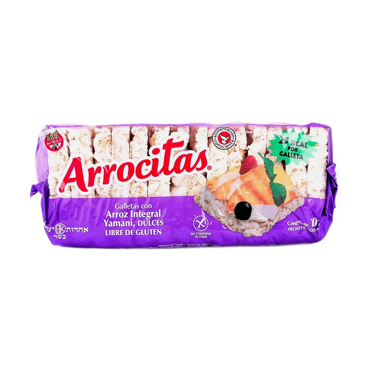 Arrocitas - Galletas con arroz integral yamaní dulces x 101 gr
