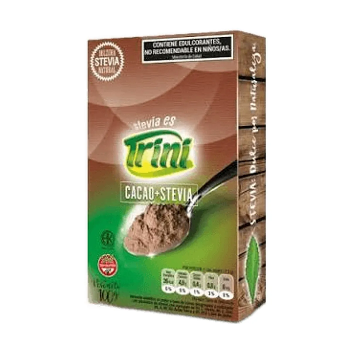 Trini - Cacao en polvo con stevia x 100 gr