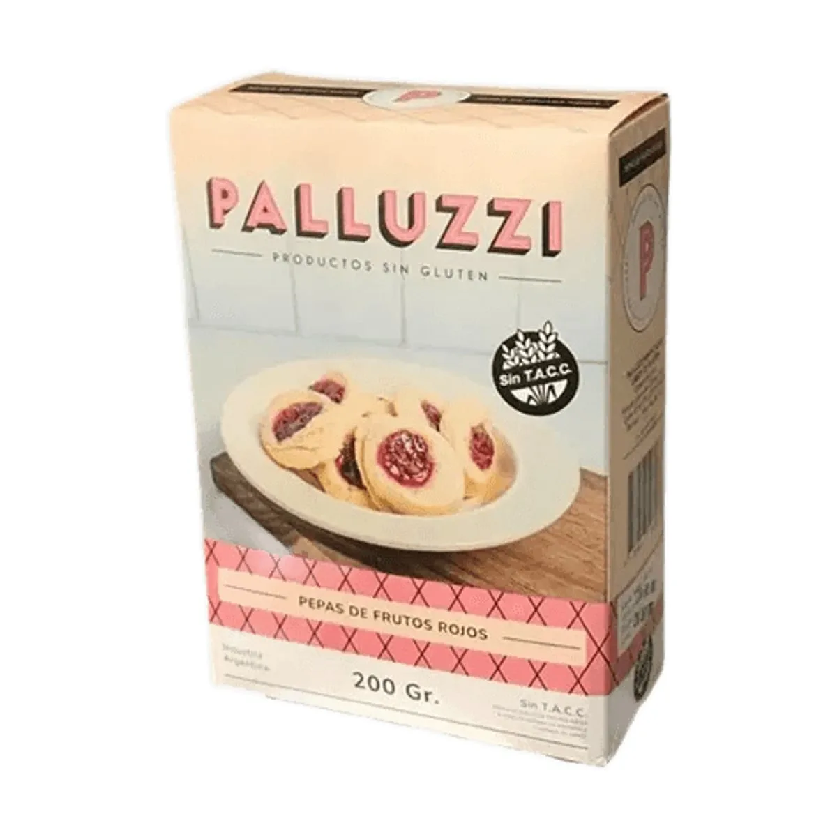 Palluzzi - Pepas frutos rojos x 200 gr