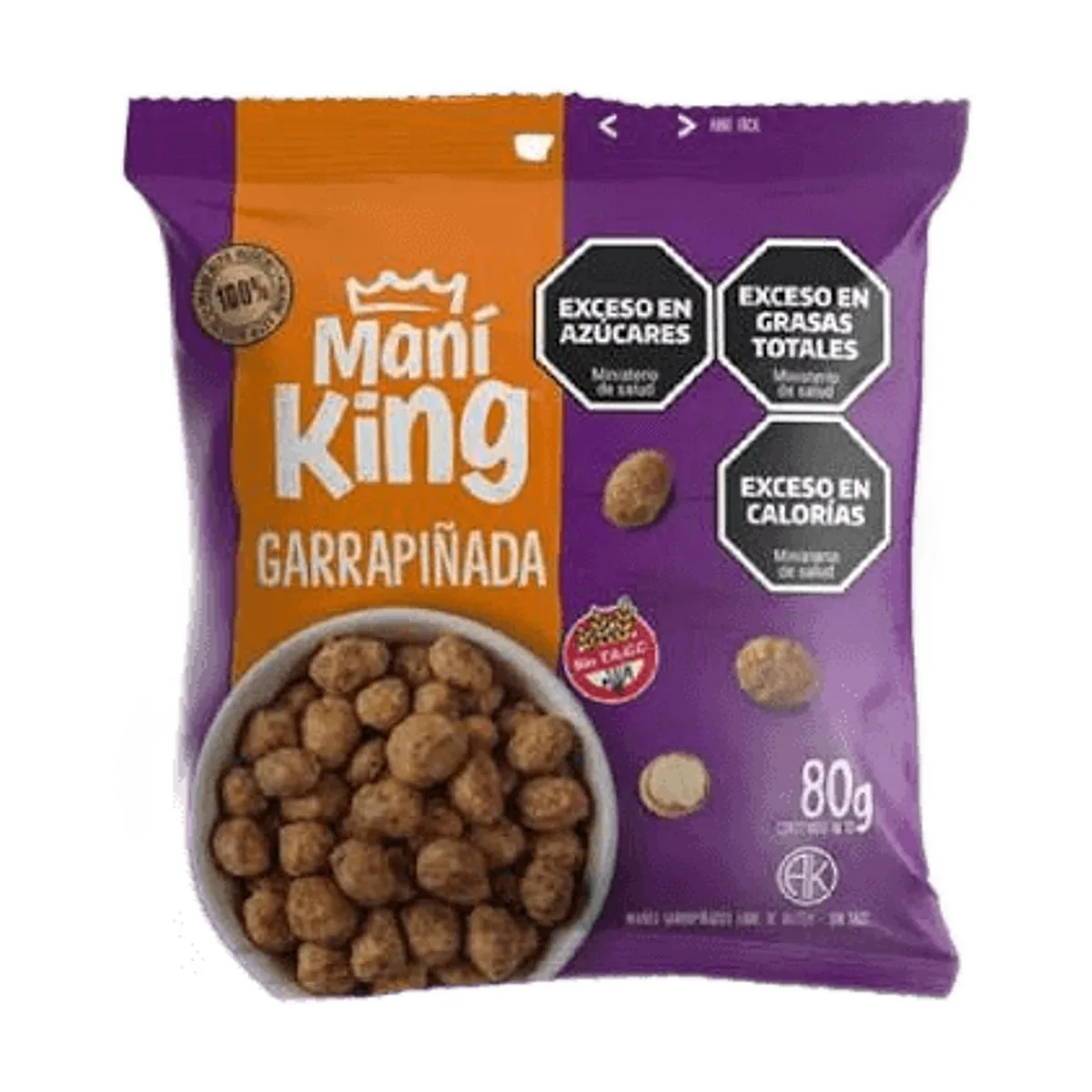 Mani King - Garrapiñadas de maní x 80 gr