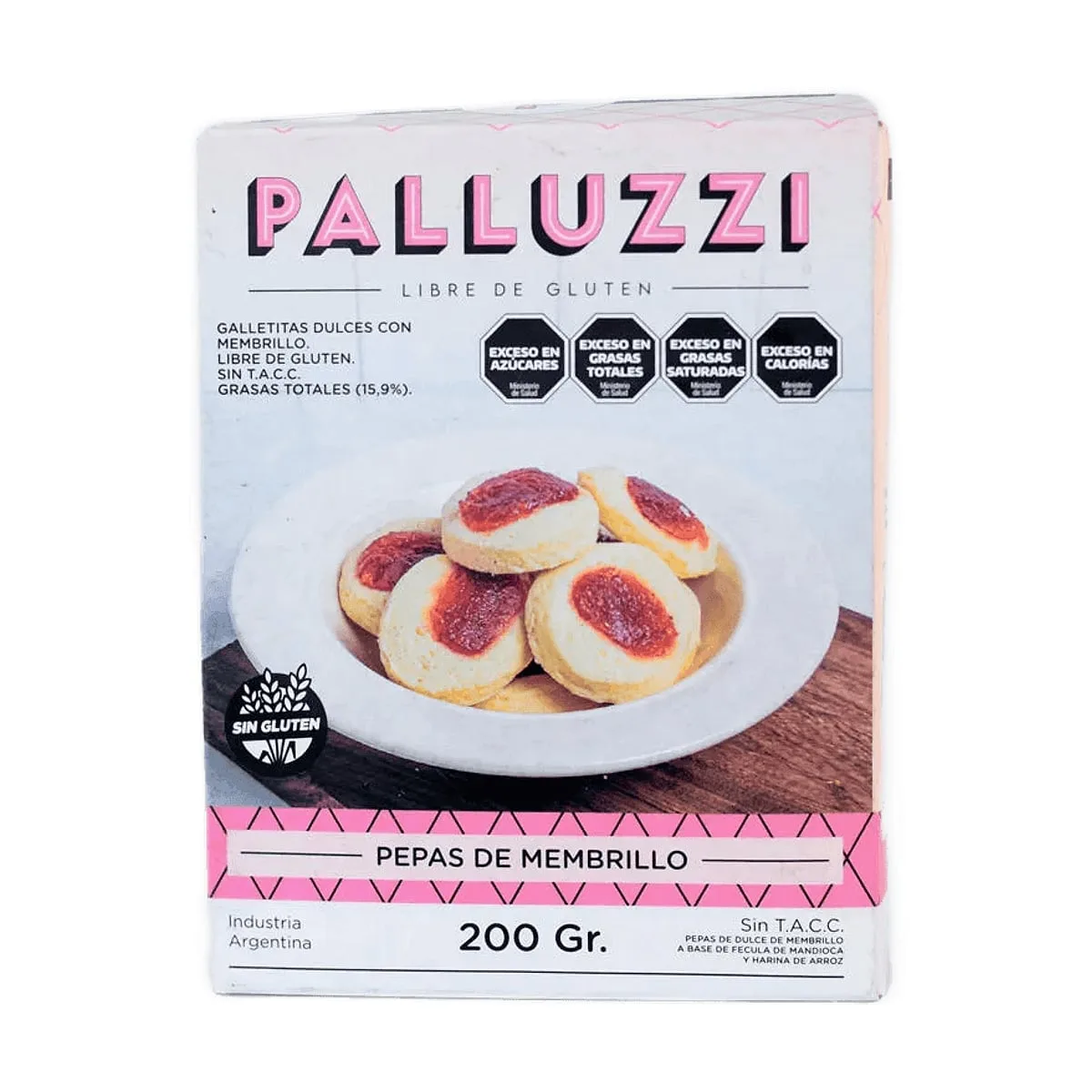 Palluzzi - Pepas de membrillo x 200 gr