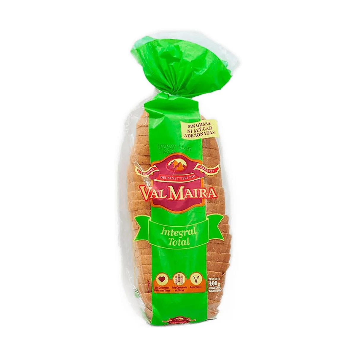 Valmaira - Pan integral total x 400 gr