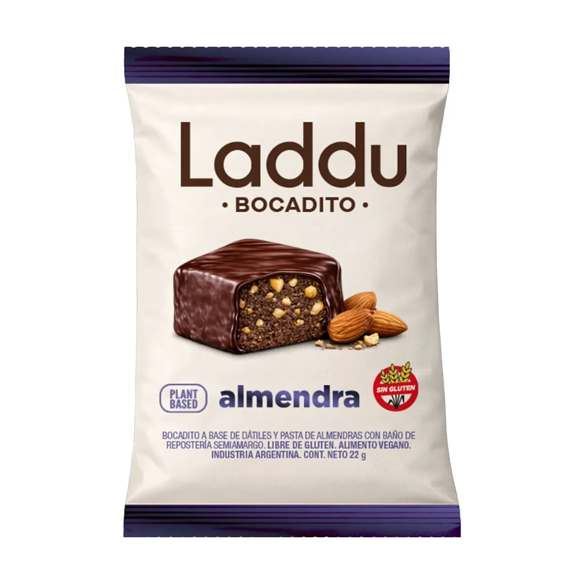 Laddubar - Bocadito de almendras x 22 gr