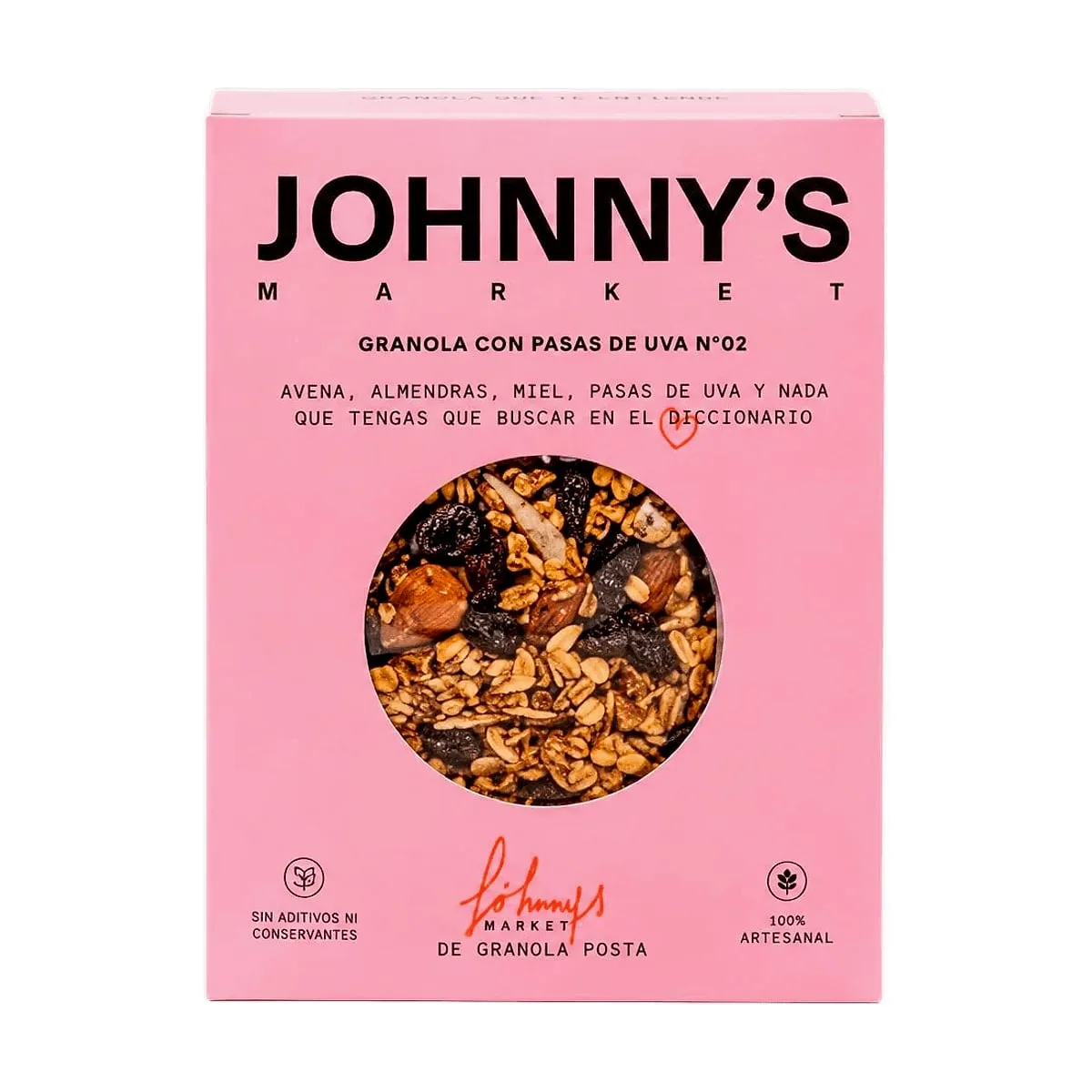 Johnny´s - Granola con pasas de uva x 300 gr