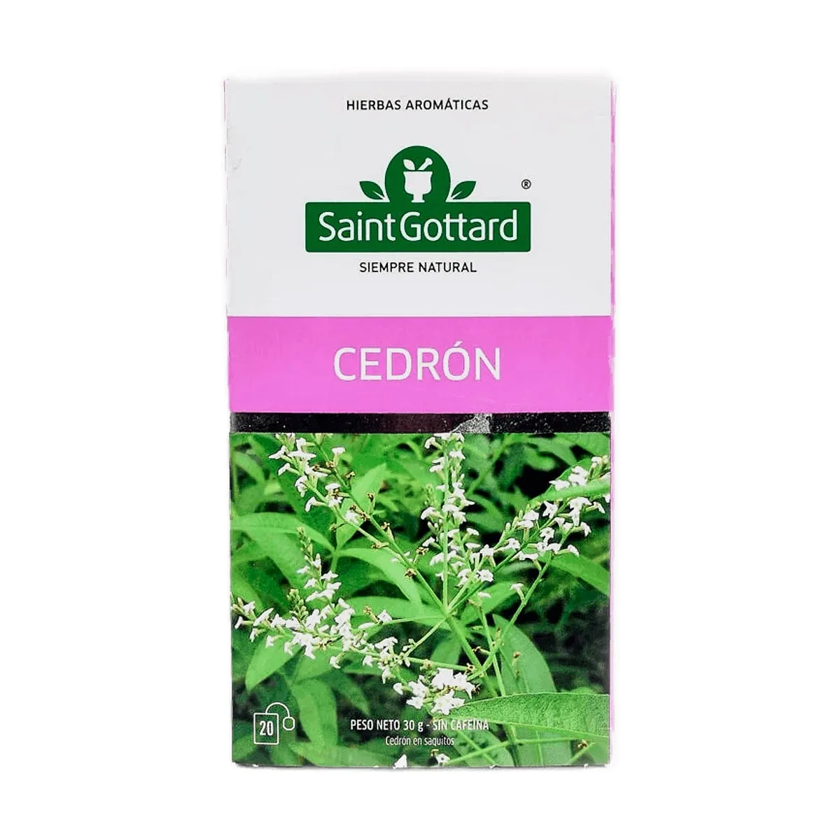 Saint Gottard - Té de cedrón x 20 saq