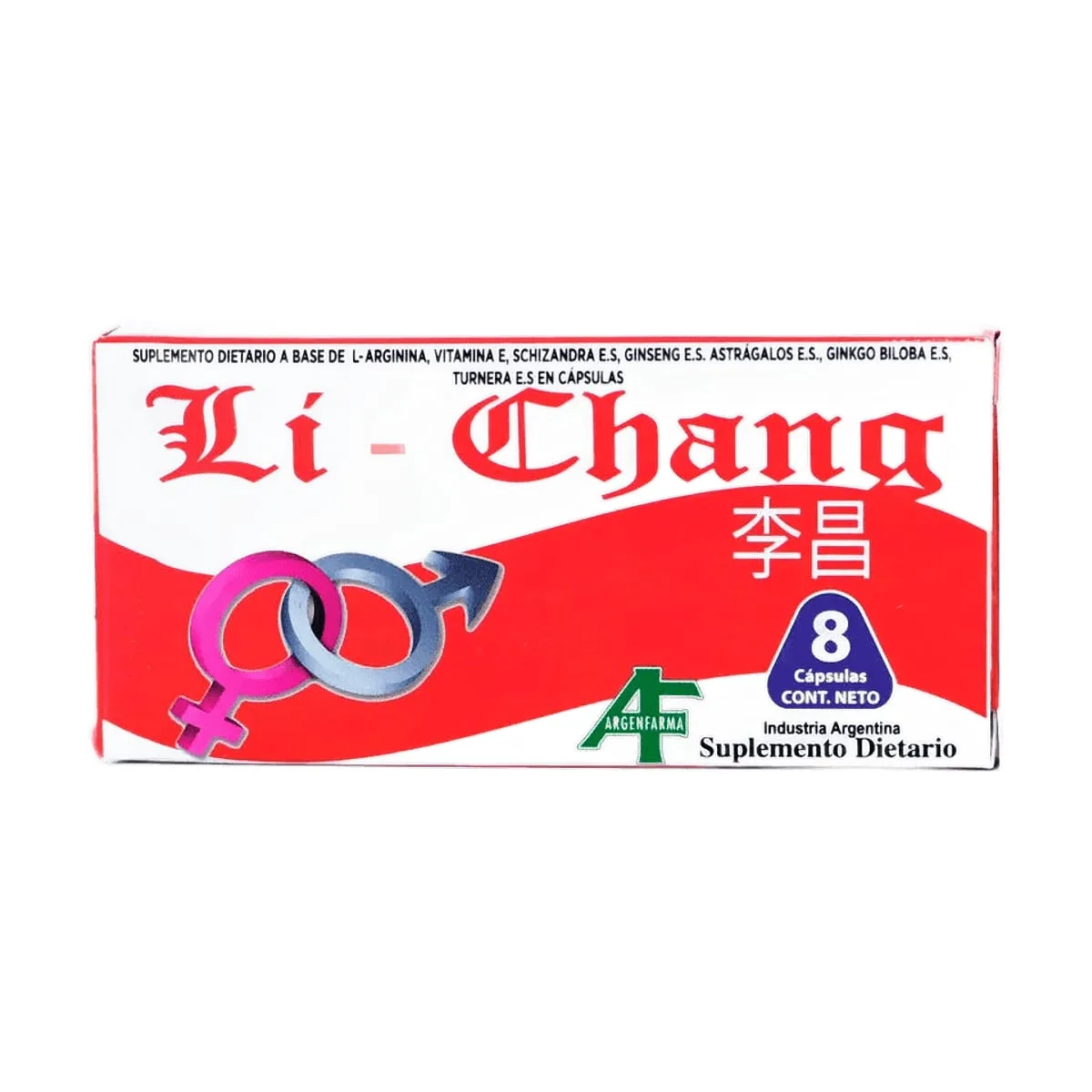Li Chang - Vigorizante x 8 caps