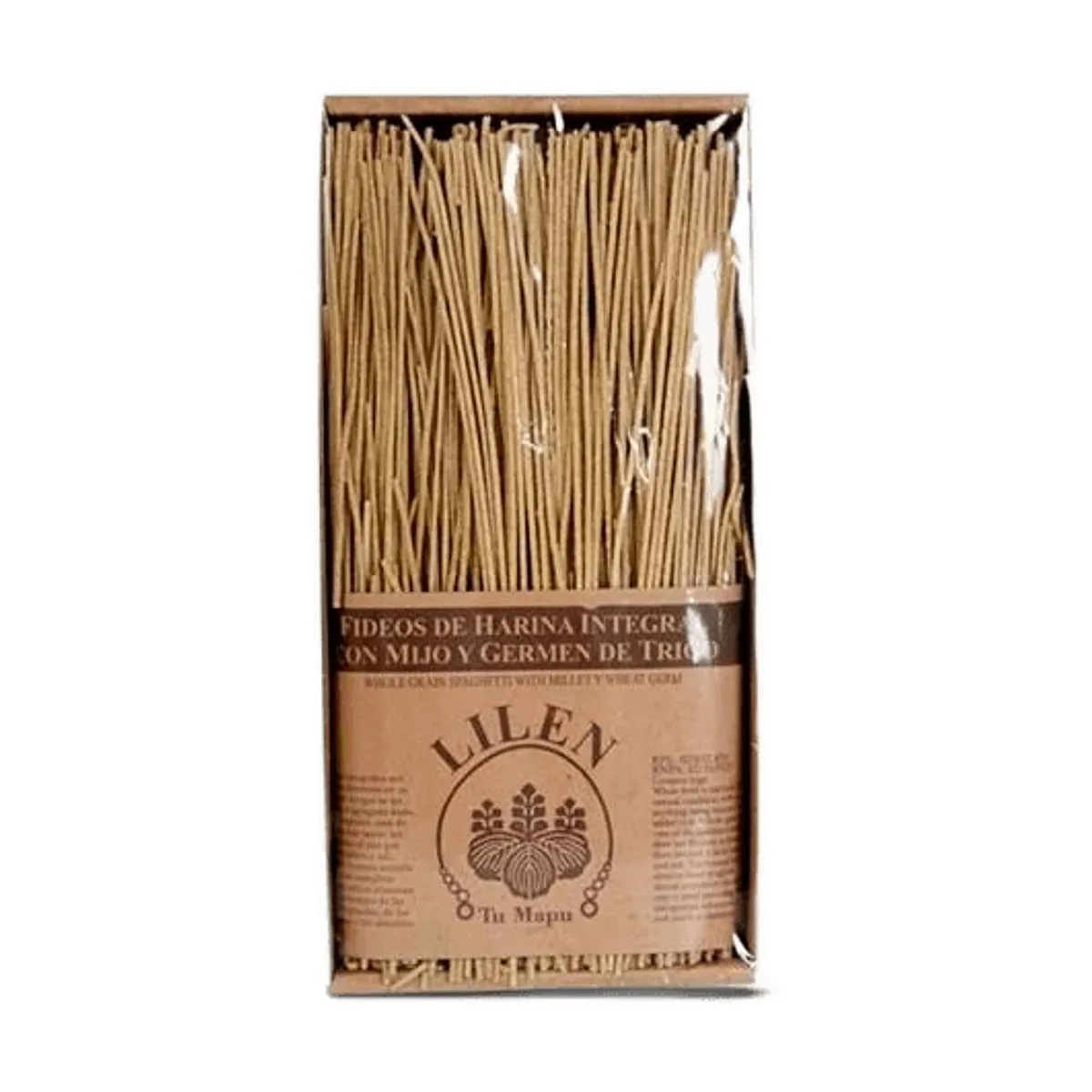 Lilen - Fideos de harina integral con mijo y germen x 500 gr