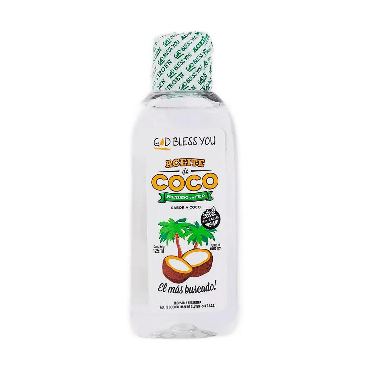 God Bless You - Aceite de coco virgen x 125 ml