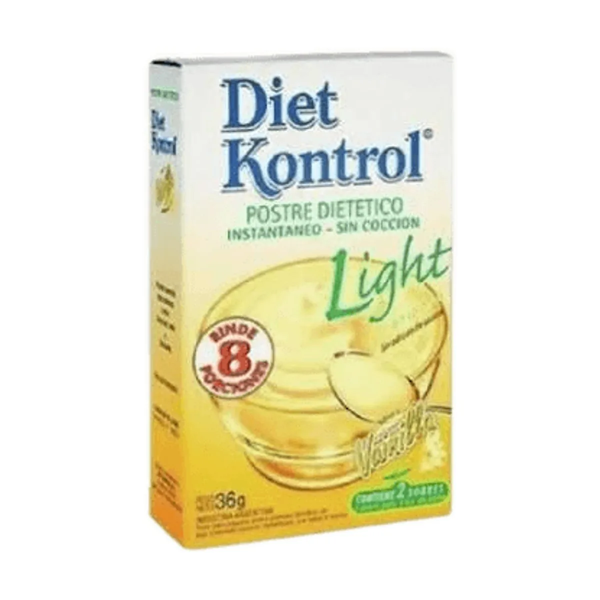 Diet Kontrol - Postre diet sabor vainilla x 36 gr