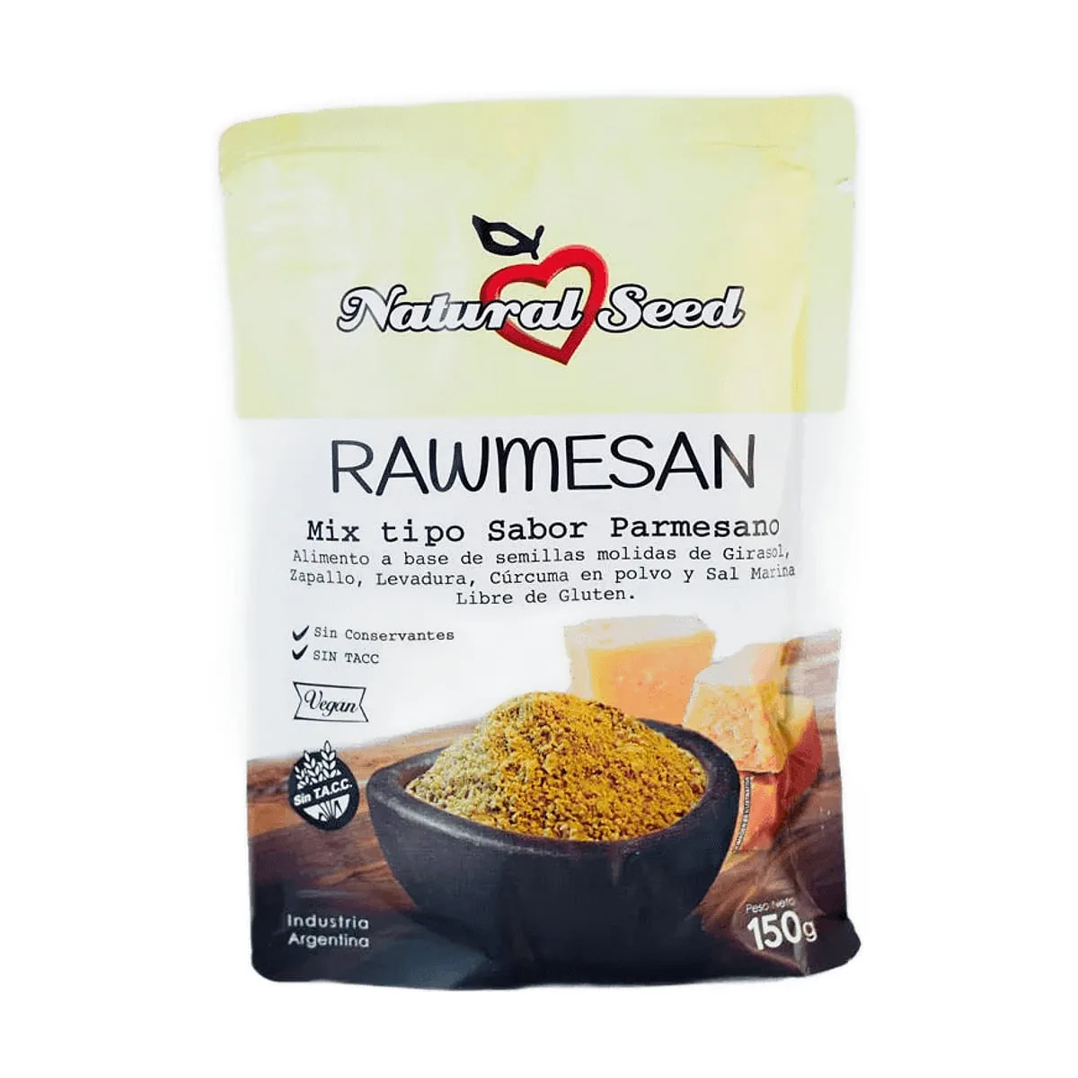 Natural Seed - Rawmesan x 150 gr